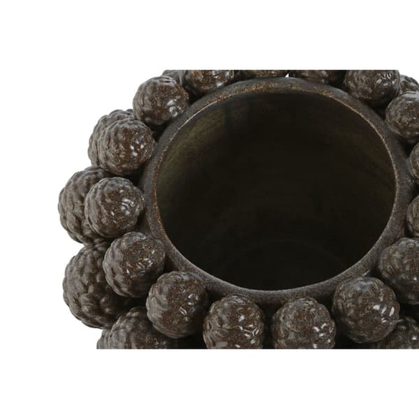 Maljakko Home ESPRIT Ruskea Kivitavara Ananas 30 x 30 x 20 cm