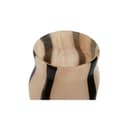 Pikkukuva 2 / 3: Maljakko Home ESPRIT Musta Kerma Kristalli Moderni 15 x 15 x 29,2 cm
