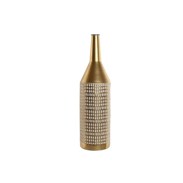 Vas Home ESPRIT Vit Gyllene Metall Modern 14,5 x 14,5 x 55,5 cm
