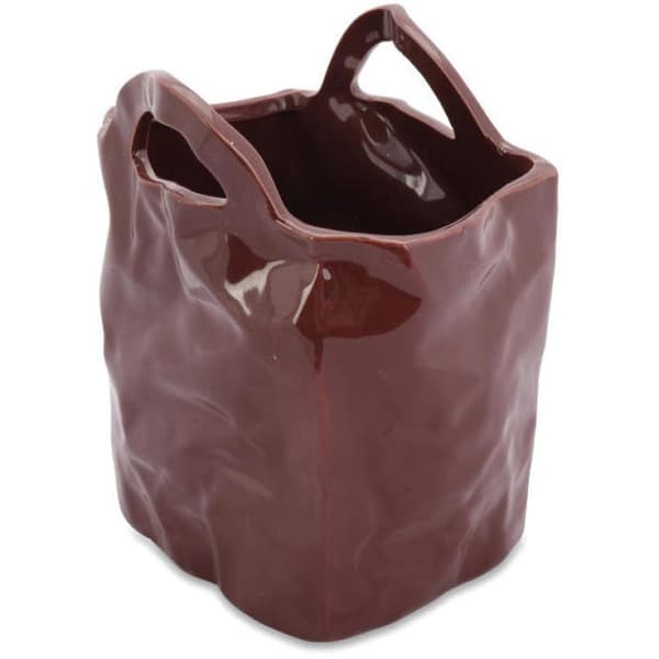 Brun Elegance vase med en unik form