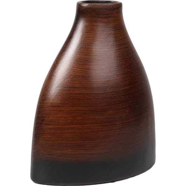 Brun keramik vase 19x10x22 cm
