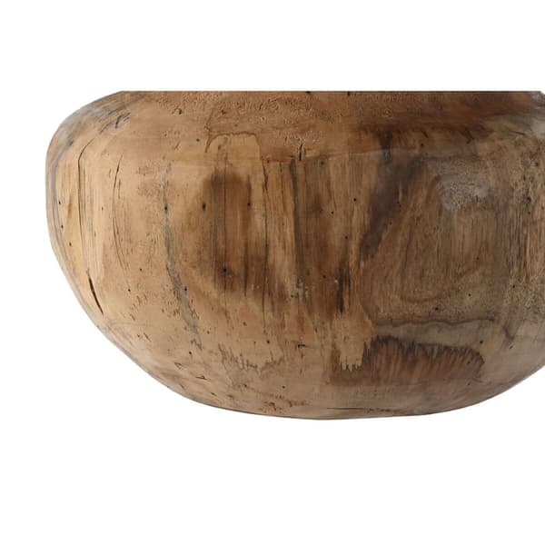 Vas Home ESPRIT Naturell Mörkbrun Teak 30 x 30 x 20 cm