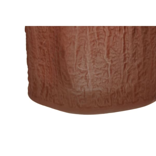 Vase Home ESPRIT Terrakotta Krystall Moderne 14 x 14 x 31,5 cm