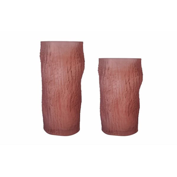 Vase Home ESPRIT Terrakotta Krystall Moderne 14 x 14 x 31,5 cm