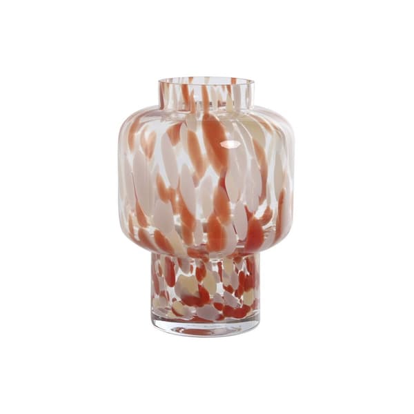 Vase Home ESPRIT Krem Terrakotta Krystall Moderne 15 x 15 x 21 cm