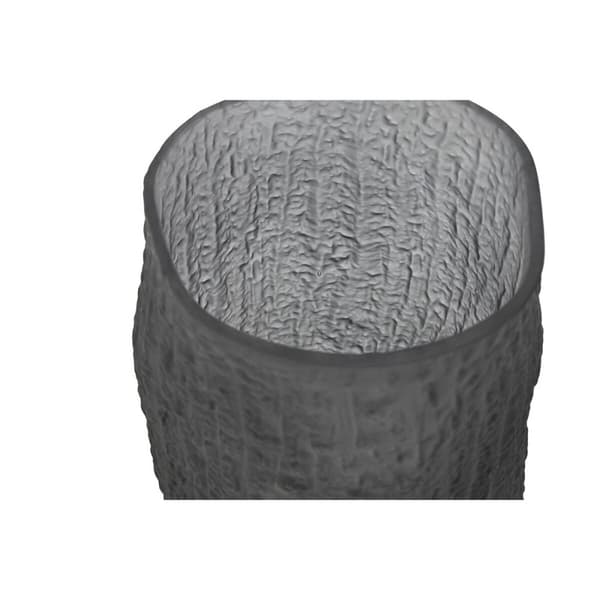 Vase Home ESPRIT Grå Krystal Moderne 13 x 13 x 21 cm