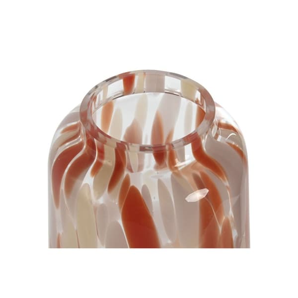 Maljakko Home ESPRIT Kerma Terrakotta Kristalli Moderni 12,5 x 12,5 x 30 cm
