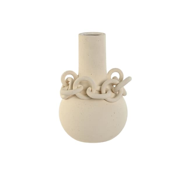 Vase Home ESPRIT Hvit Keramikk Steintøy Moderne 22 x 20 x 30 cm