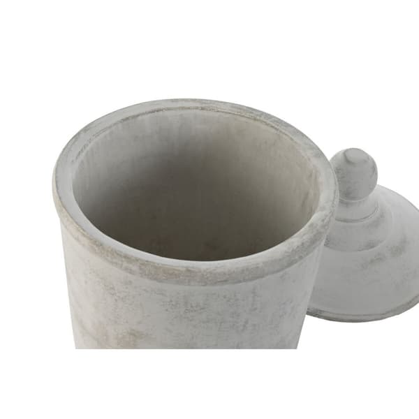 Maljakko Home ESPRIT Harmaa Sementti Itämainen 19 x 19 x 31 cm