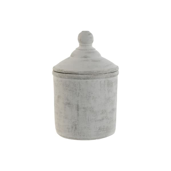 Maljakko Home ESPRIT Harmaa Sementti Itämainen 19 x 19 x 31 cm