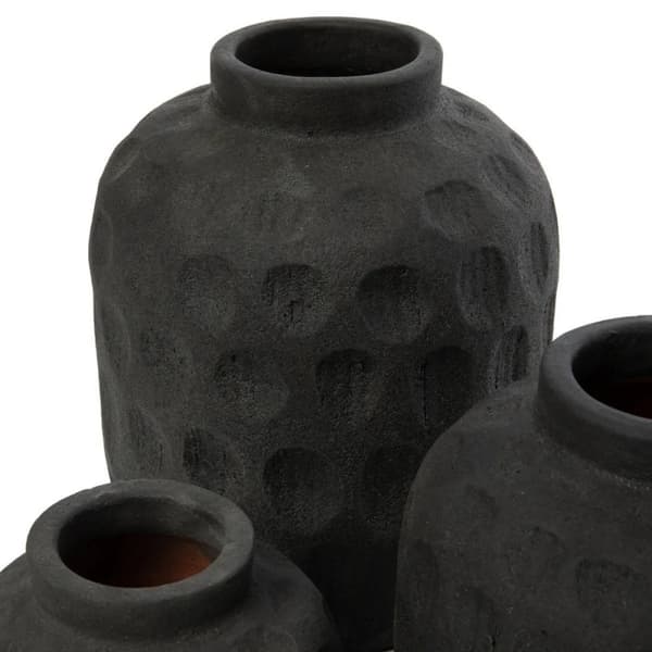 Rootz Trendig Vas - Terracotta Vas - Ribbad struktur - Pop of Color - 20cm x 20cm x 22cm