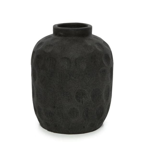 Rootz Trendig Vas - Terracotta Vas - Ribbad struktur - Pop of Color - 20cm x 20cm x 22cm