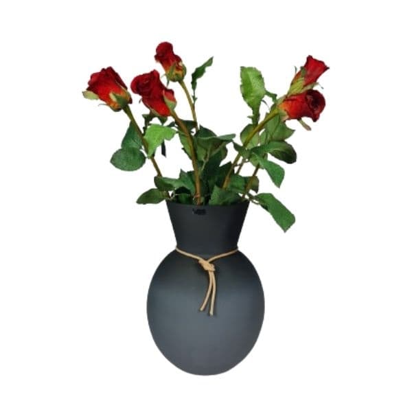 Licorice Vase, H 25cm - Nybro