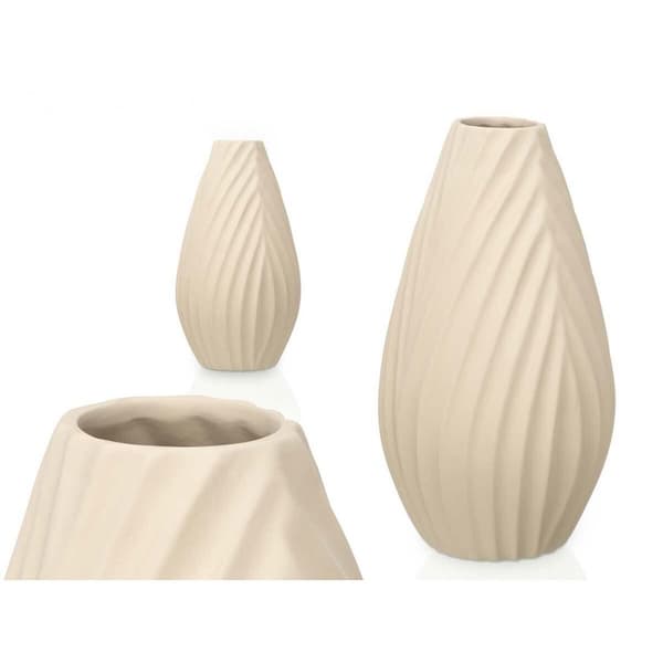 Vas GiftDecor 340-C Beige Keramik 26 x 49 x 26 cm