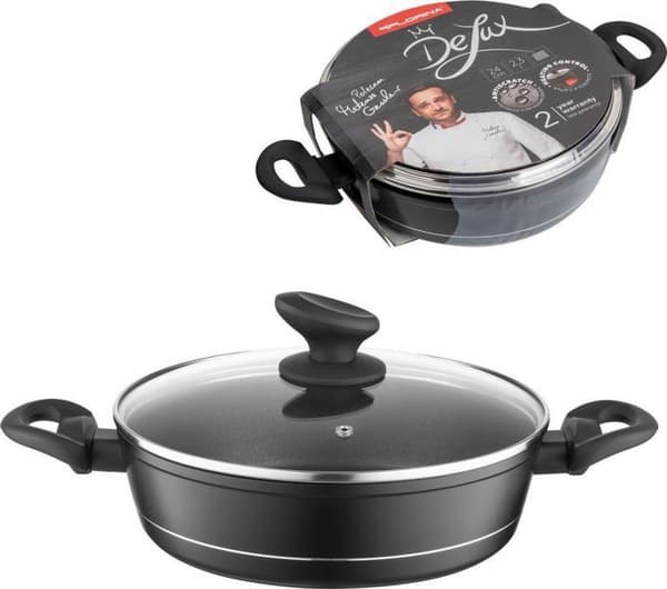 Vas - soliflore Florina Kruka låg i aluminium Delux av Mateusz Gessler 24 cm 2,3 l