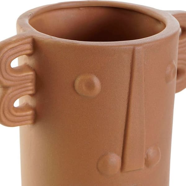 Maljakko DKD Home Decor Posliini Terrakotta (15 x 10.5 x 18.7 cm)