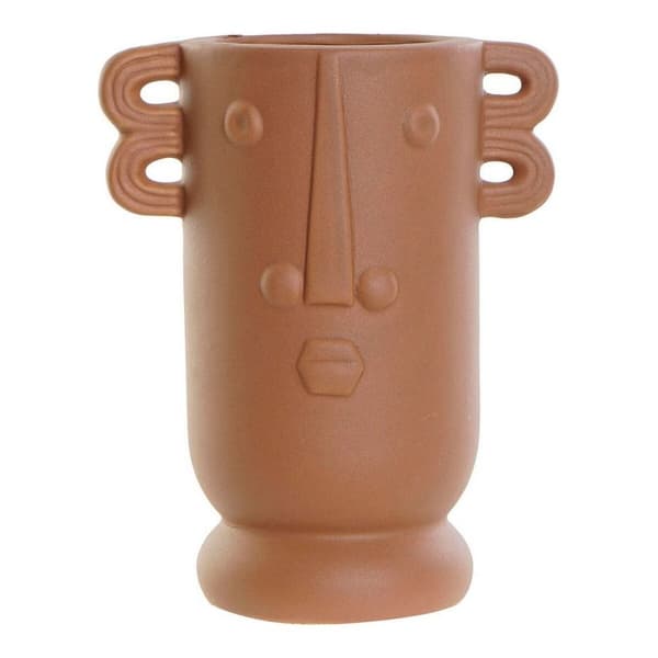 Vase DKD Home Decor Porcelæn Terrakotta (15 x 10.5 x 18.7 cm)