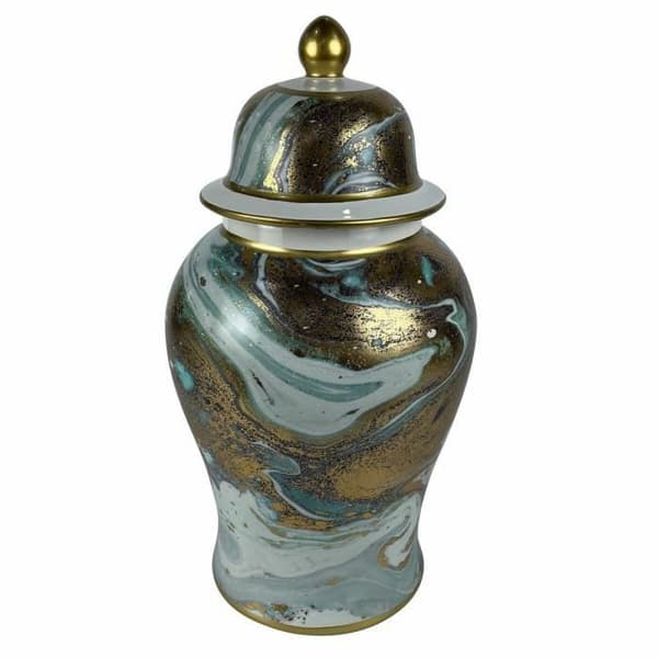 naturvas, guld modern design 43 cm