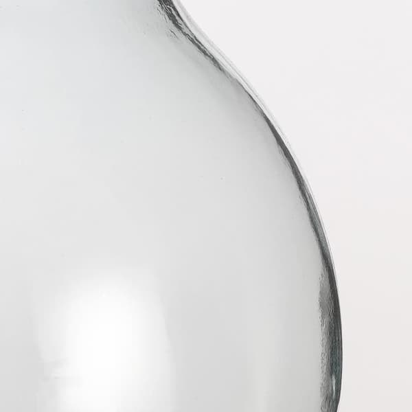 Vas - Glimmerdekorationer - Olly - H23 x Ø29 cm - Återvunnet glas - Transparent