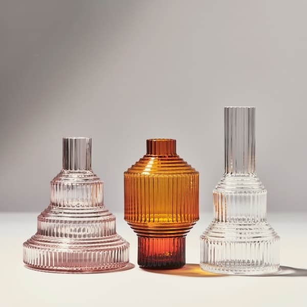 Pavilion Vase Clear, H 17cm - Kosta Boda