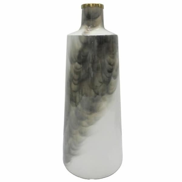 modern design tvåfärgad vas 48 cm