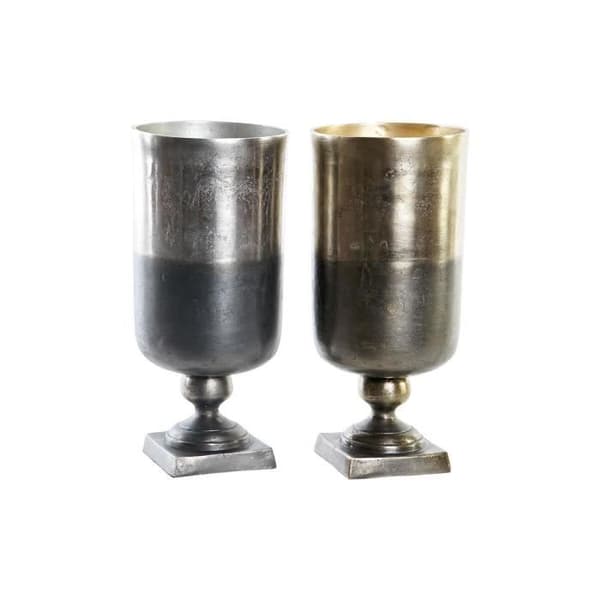 vas guld, silver modern design 33 cm