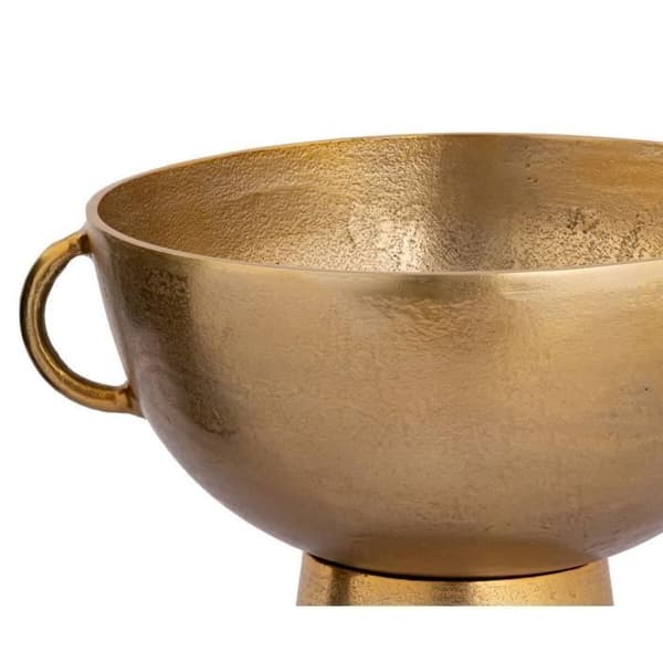 vas guld, svart modern design 26 cm