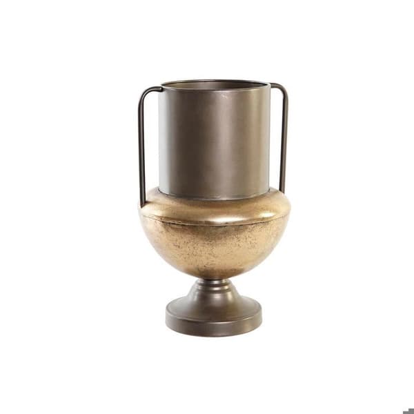 Dekorativ vas - DKD Home Decor - Vintage - Svart metall/koppar - 20 x 20 x 33 cm - Blandat