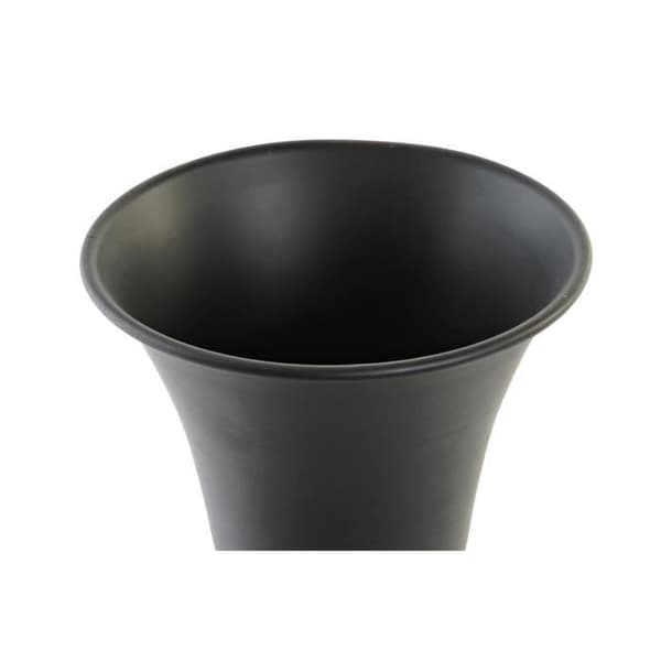 svart vas, koppar vintage design 32 cm