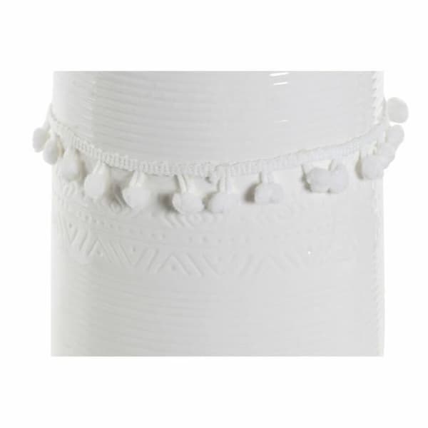 boho design vit vas 24 cm