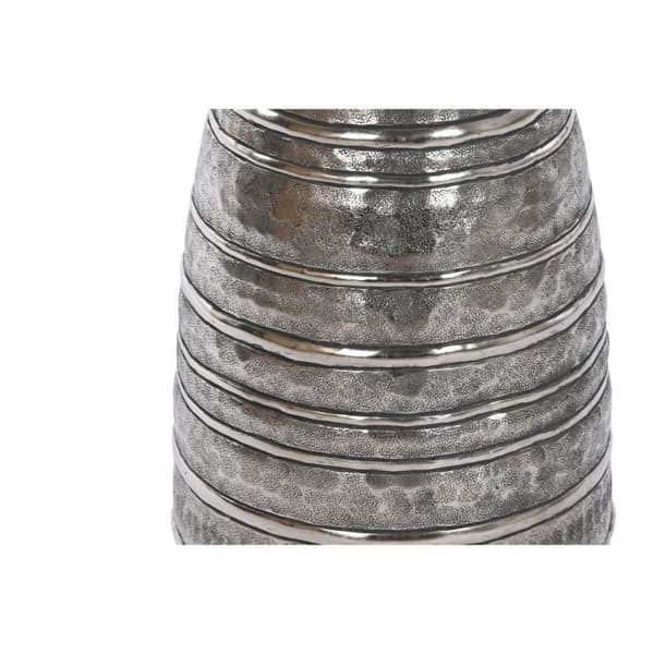 vas 24 x 24 x 67 cm åldrad finish silver guld modern aluminium (2 enheter)