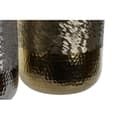 Miniatyrbild 2 av 2: modern aluminium silver guld vas 22 x 22 x 33 cm (2 enheter)