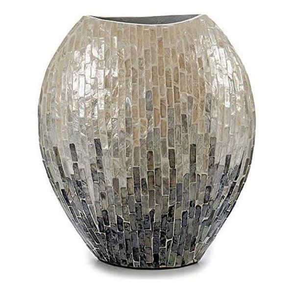 Dekorativ vas - Presentdekor - Grå - 15 x 35 x 32 cm - Modern stil - Modern design