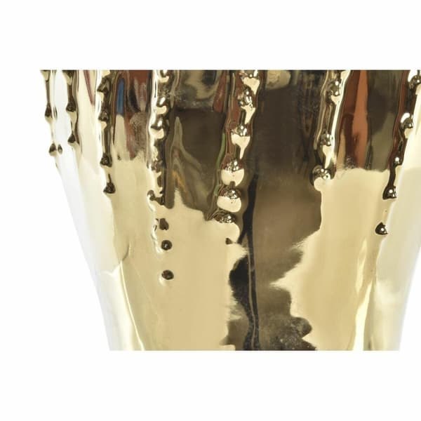 Vas DKD Home Decor Porslin Gyllene Modern (18 x 18 x 23 cm)