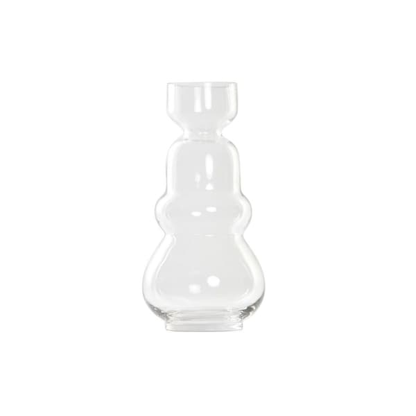 Vase DKD Home Decor Krystall Gjennomsiktig Moderne (14 x 14 x 30 cm)