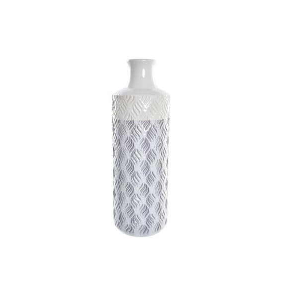 blå vas, tvåfärgad medelhavsdesign 46 cm