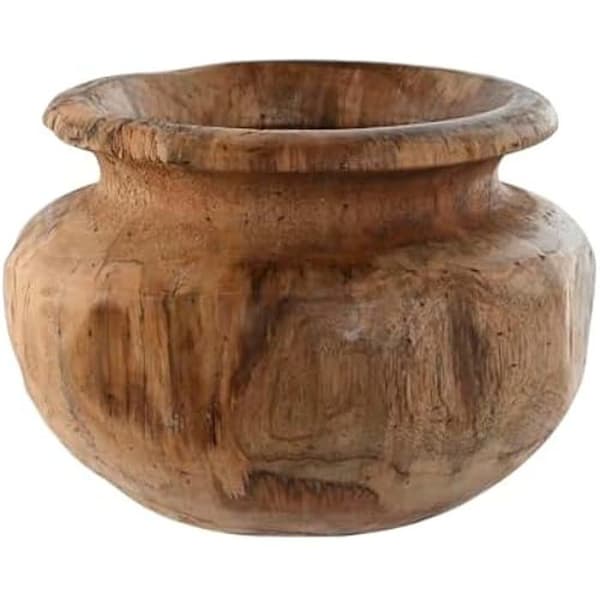 Vas - HEM ESPRIT - Natur - Teak - 31 x 21 x 31 cm - Multicolor