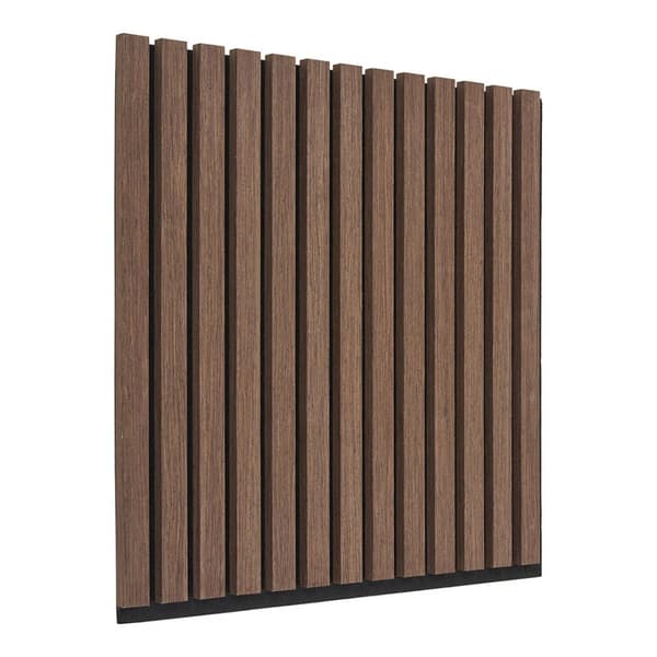 2 x Porto akustikkpanel 52x52x2,2 cm valnøtt dekor.