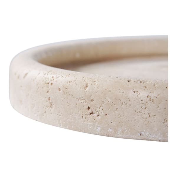 Funchal brett Ø26 cm beige.