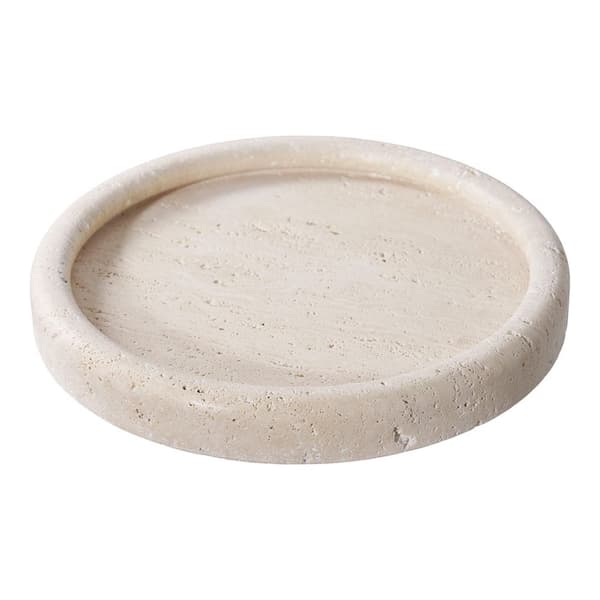 Funchal brett Ø26 cm beige.