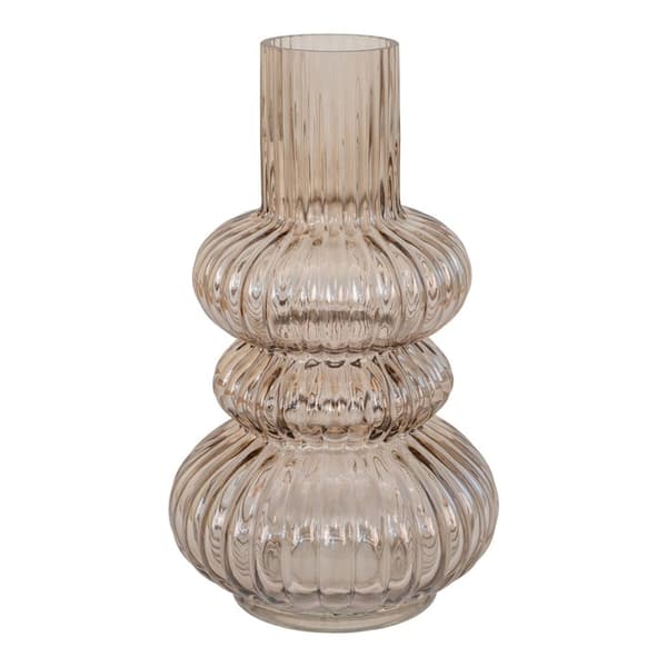 Albufeira vase mundblåst glass røyk.