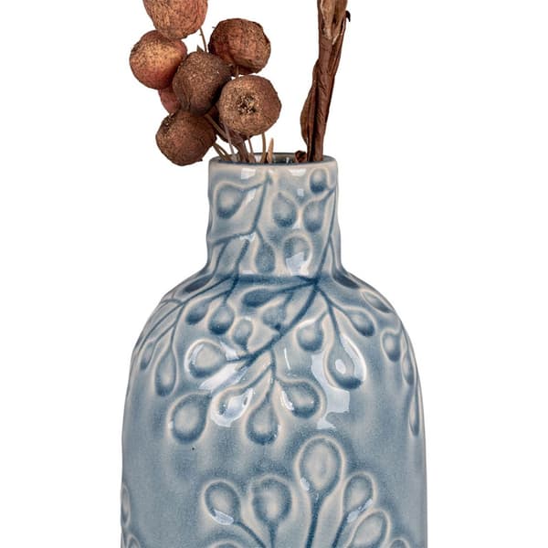 Pinhal vase keramikk blå.
