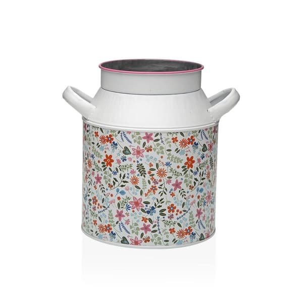 Maljakko Versa Pinkki Metalli Gėlės 13 x 15,5 x 21 cm