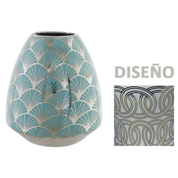 BRUKT Vase DKD Home Decor Turkis (Fikset A)