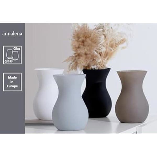 Bordvase - Ritzenhoff & Breker - Annalena - Matt mjuk finish - 18 cm - Vit
