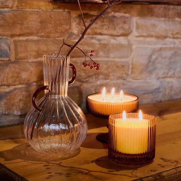 Vas | ORELLA | glas med honungsöron | 13x13x20 cm | 709524
