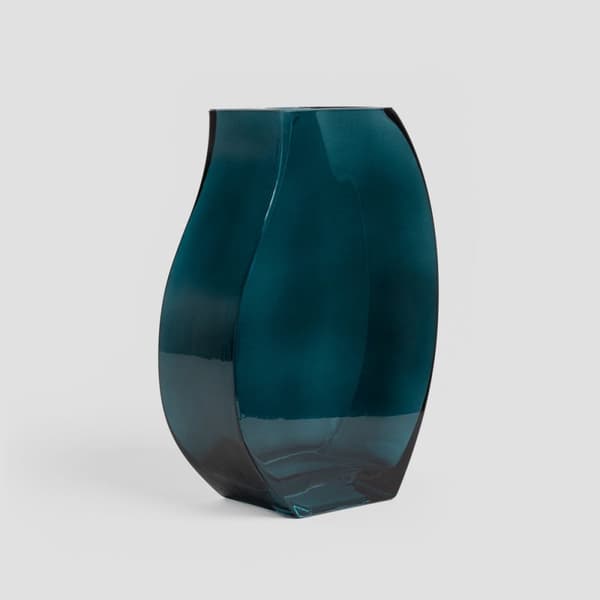 Vase | TANEM | glas blå | 15x7x22 cm | 729850