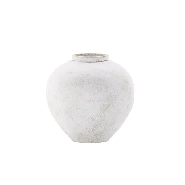 Globe vase beige.