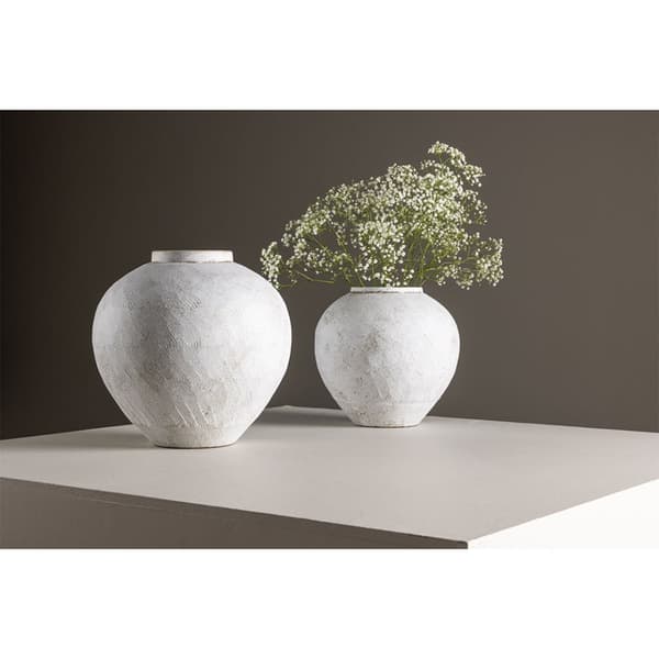 Globe vase beige.