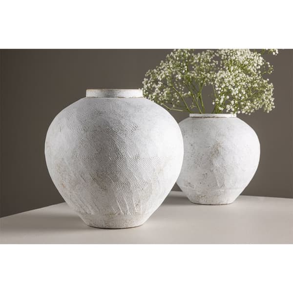 Globe vase beige.
